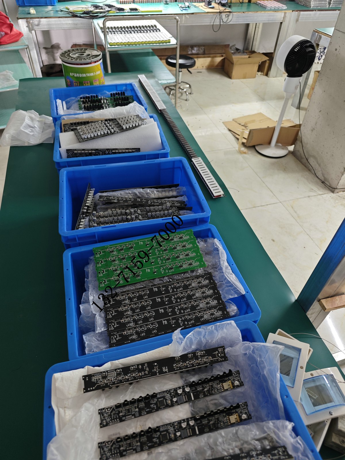 门机控制部件周转筐与防护包装现场实拍